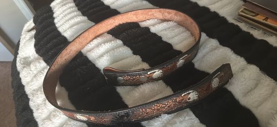 Leather belt