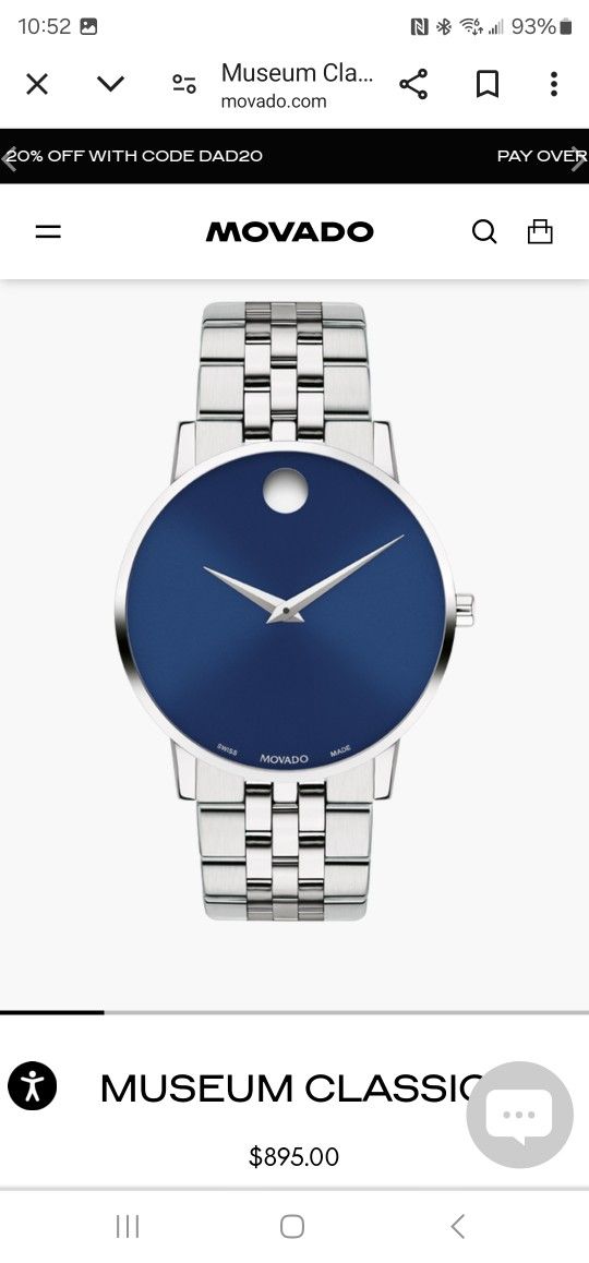 Mens Movado Watch