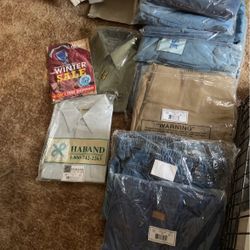 Clothing…Men’s Pants And Shirts From Habands Catalog Size Large