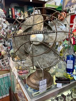 Vintage Old school Fan Decor Theatre Prop Restaurant Farmhouse