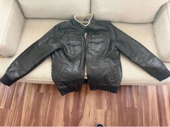 Levi’s brown leather jacket