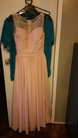 Bridesmaid blush dress size 2