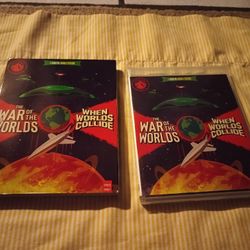 War Of The Worlds & When Worlds Collide (4K/Blu-ray) OOP BLU RAY NEW SLIPCOVER 