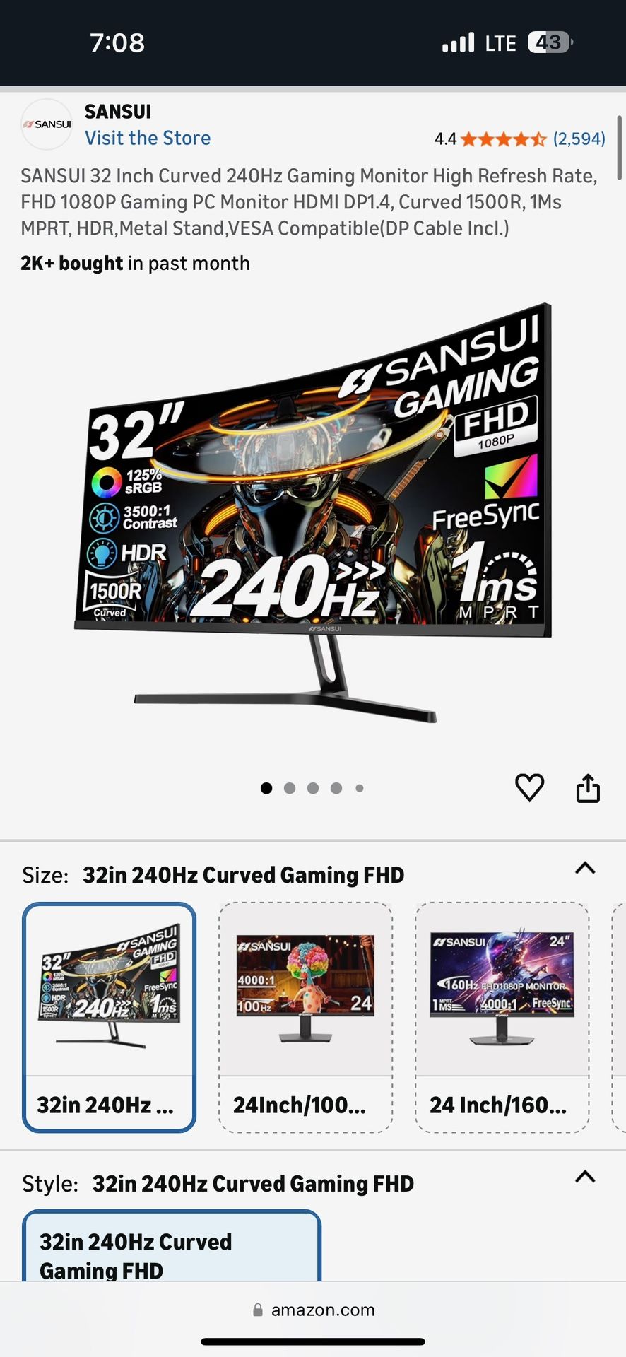 Gaming Tv