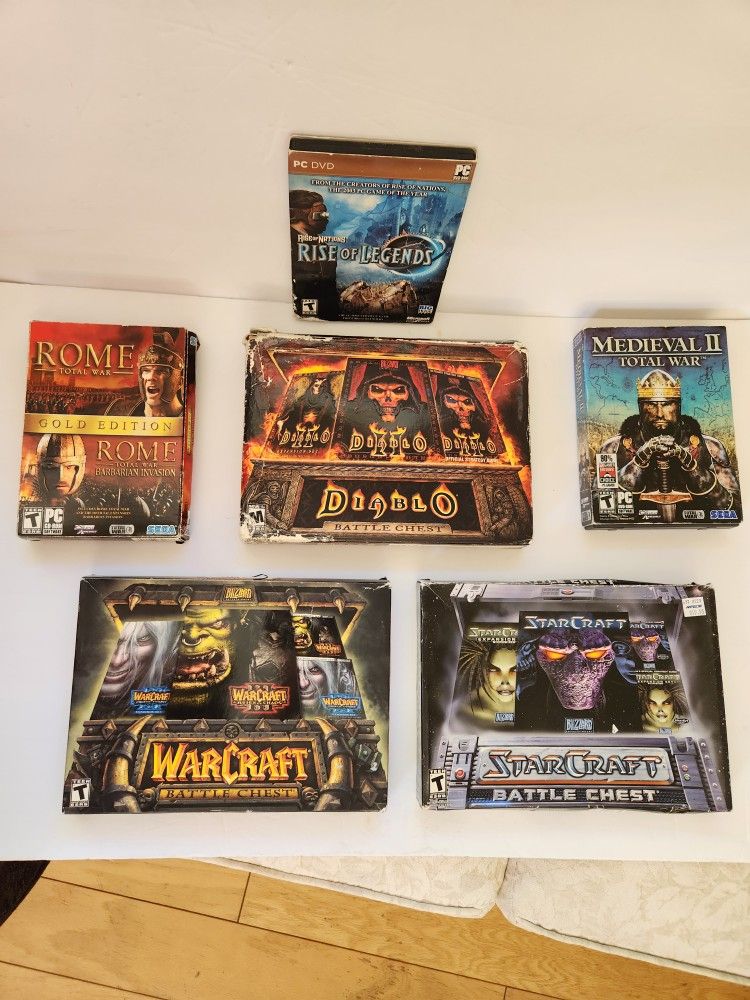 Set of 6 Vintage Classic Computer Games with software,, for Sale in ...