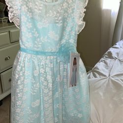 Brand New 3T Blue Lace Dress $10