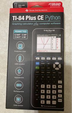 Texas Instruments Ti-84 Plus CE Python Graphing Calculator Plus Computer Software