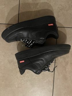 black supreme af1 size 8