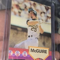 1994 Mark McGwire Sportflics Error Card Wrong Last Name