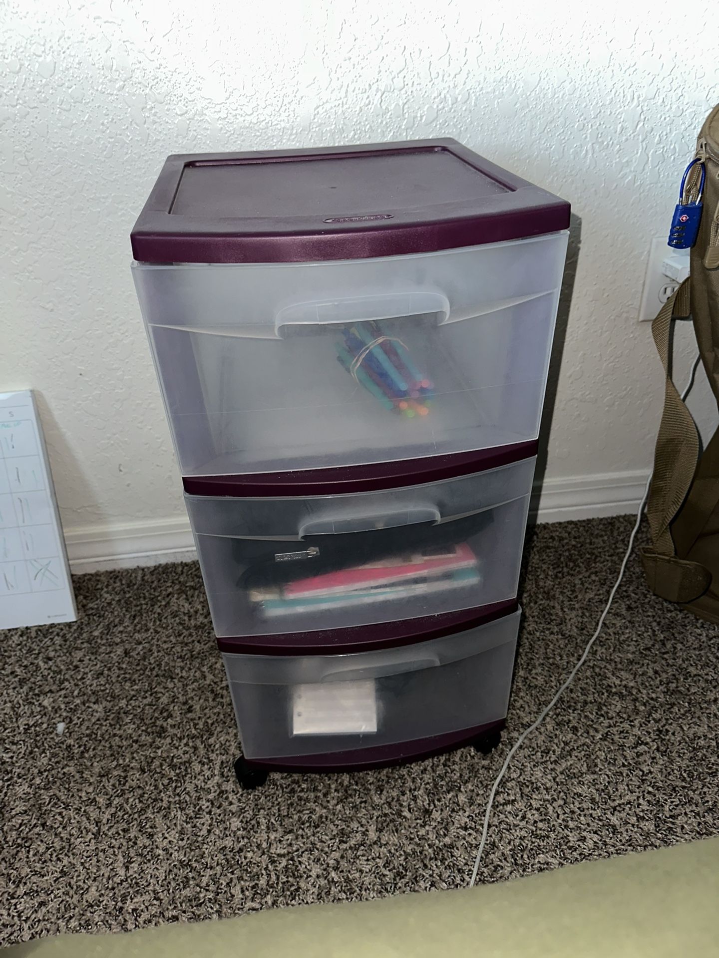 3 DRAWER STORAGE CONTAINER