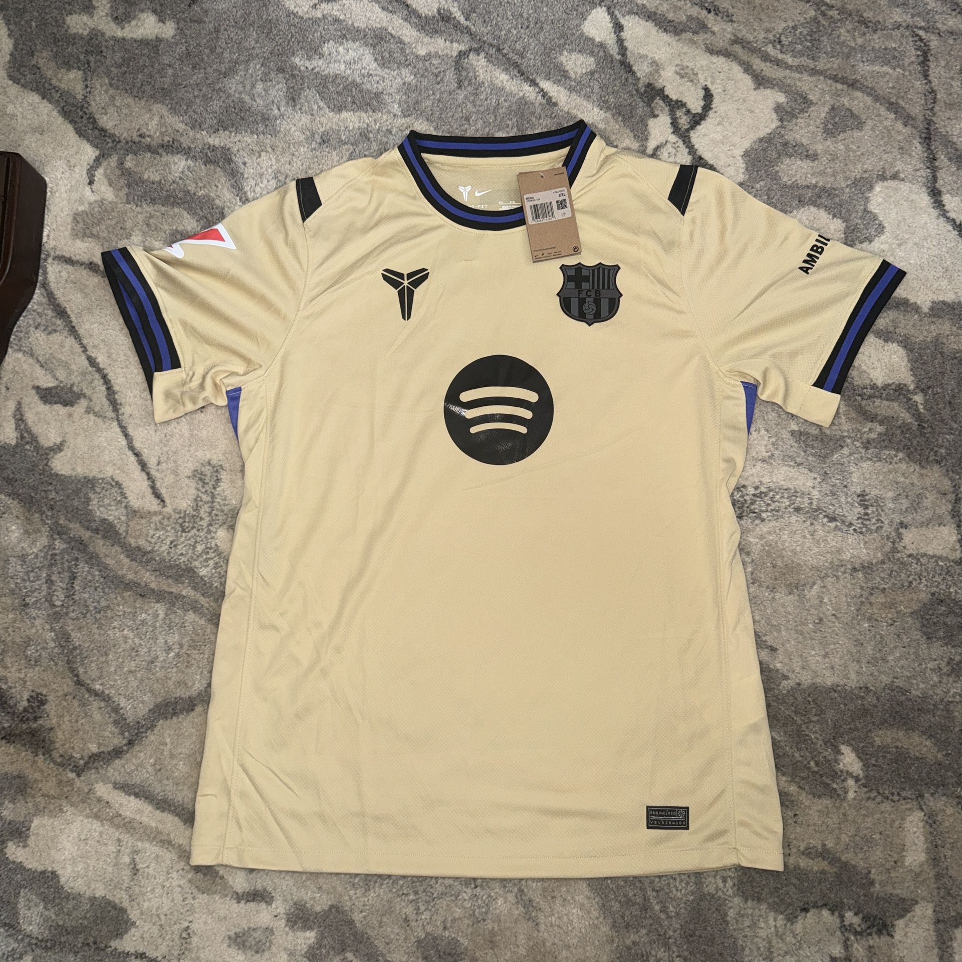 25/26 FC Barcelona Away La Liga Match Jersey (Fan Version) Size XXL *READ DESC*