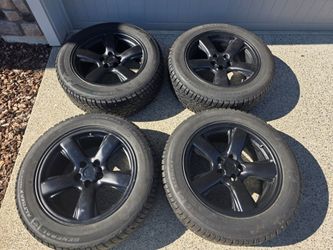 18" stud tires with wheels.