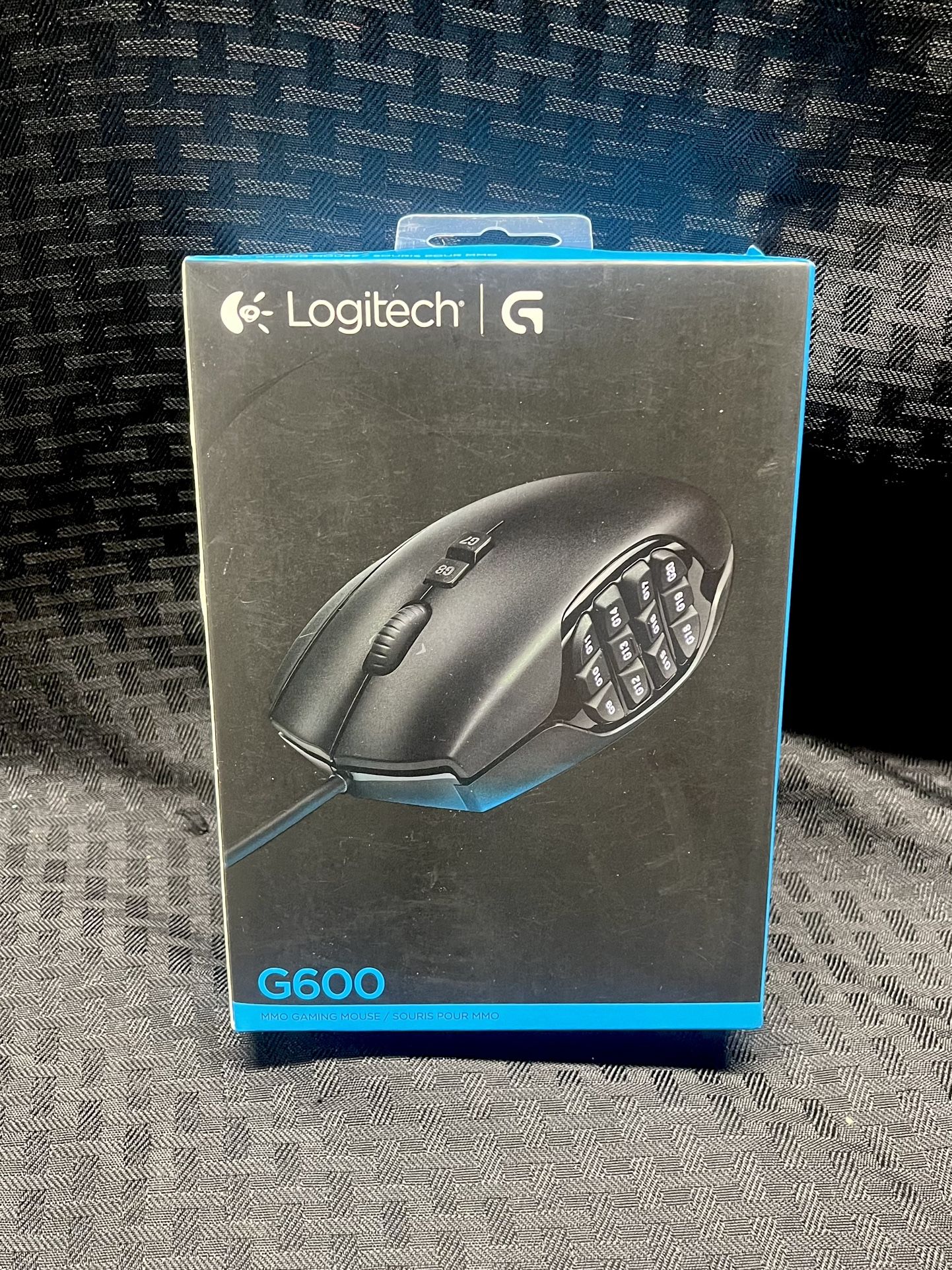 NEW - Logitech G600 MMO Wired Gaming Mouse - Black