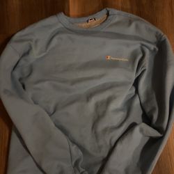 sky blue champion crew neck