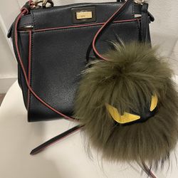 FENDI Peekaboo bag w/ Monster