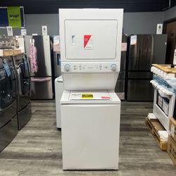 Frigidaire - 27” Washer & Gas Dryer Stackable 