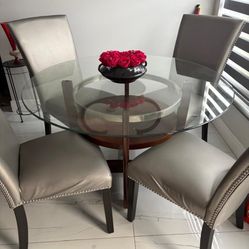 Juego de Comedor con 4 Sillas