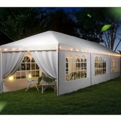 10 x 20 Pop Up Canopy Tent with Sidewalls 10x20