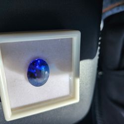Christmas or wedding..genuine oval tanzanite