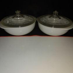 Pyrex Lidded Casserole Dishes 