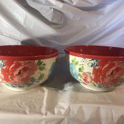 The Pioneer Woman Vintage Collection 11” Set Mixing Bowl’s