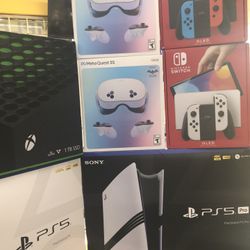 Ps5 Pro Xbox X Oculus Quest3s Nintendo Switch New No Credit Needed Pay Down Only