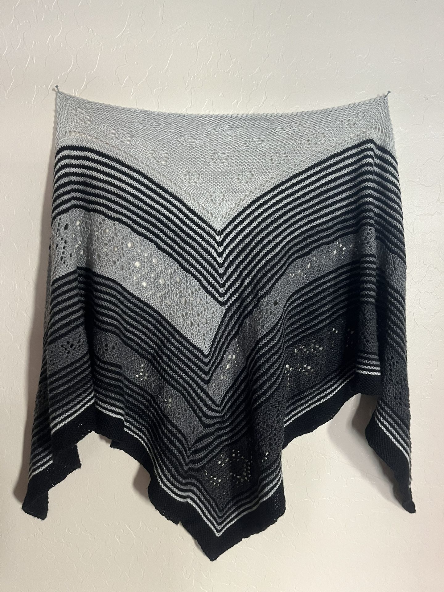 High Sierra Hand Knitted Shawl/Wrap
