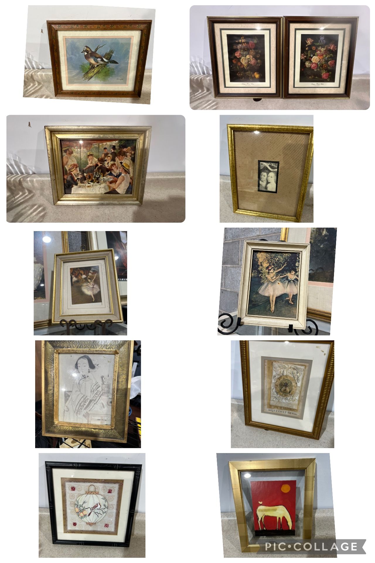 Tons of small wall art all $5 each p/u Willow Grove or Jamison PA