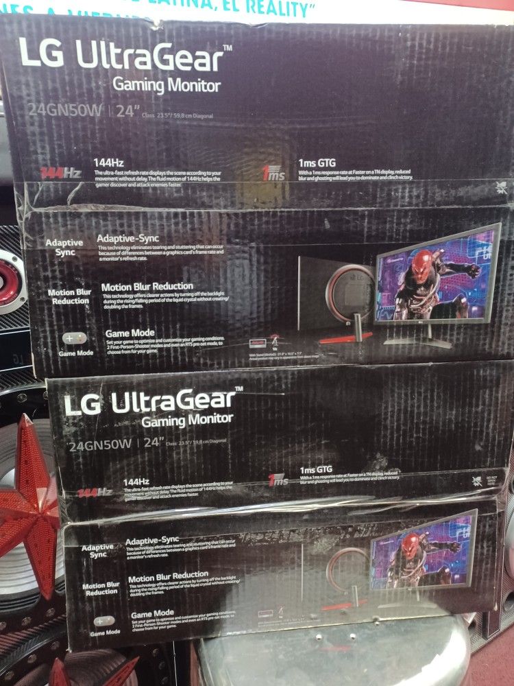 24" High Resolution Monitor By LG. Perfect For Gaming. Brand New