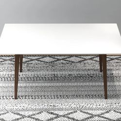 	 Hiers Eucalyptus Solid Wood Dining Table by Wade Logan