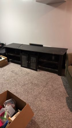 Media Center With Glass Doors DANIA Furniture