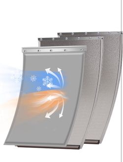Replacement Dog Door Flap with Screws, 3-Flap System