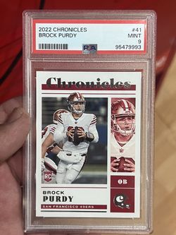 2022 CHRONICELES BROCK PURDY PSA MINT 9 