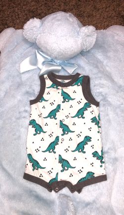 Dinosaur onesie 3-6 months