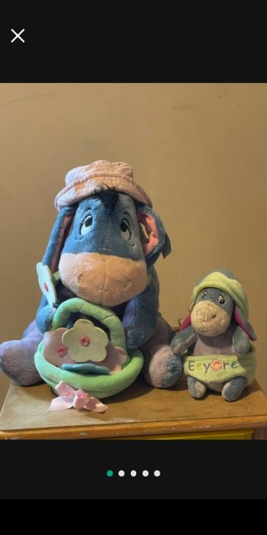 Disney Eeyore Plush Figures