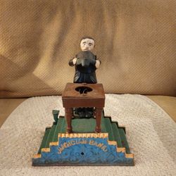 Old Cast Iron Mechanical Bank