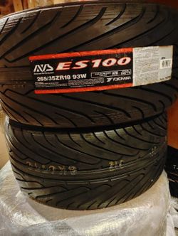 Yokohama AVS ES100 265/35ZR18  4 Tires 