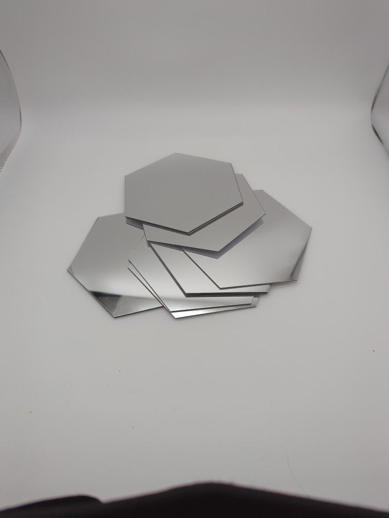 Set Of Hexagon Mirrors