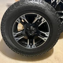 Like New Tires And Rims Hankook Dyna Pro 26570r17 4 Tires Set 