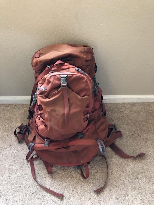 Hikers backpack