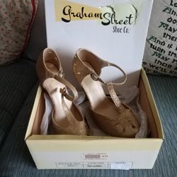 Graham Street Shoes Gold