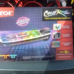Color Rave Electric Scooter 🛴 New In Box
