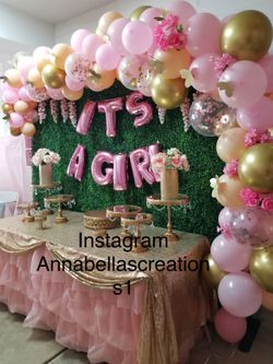 Babyshower decoration, balloons garland, decoraciones para eventos, globos