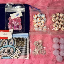 Beads for pens 4 different ones 2 free gifts
