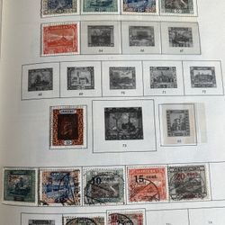 SAAR Saargebiet overprint lot of 13 postage stamps issued 1921