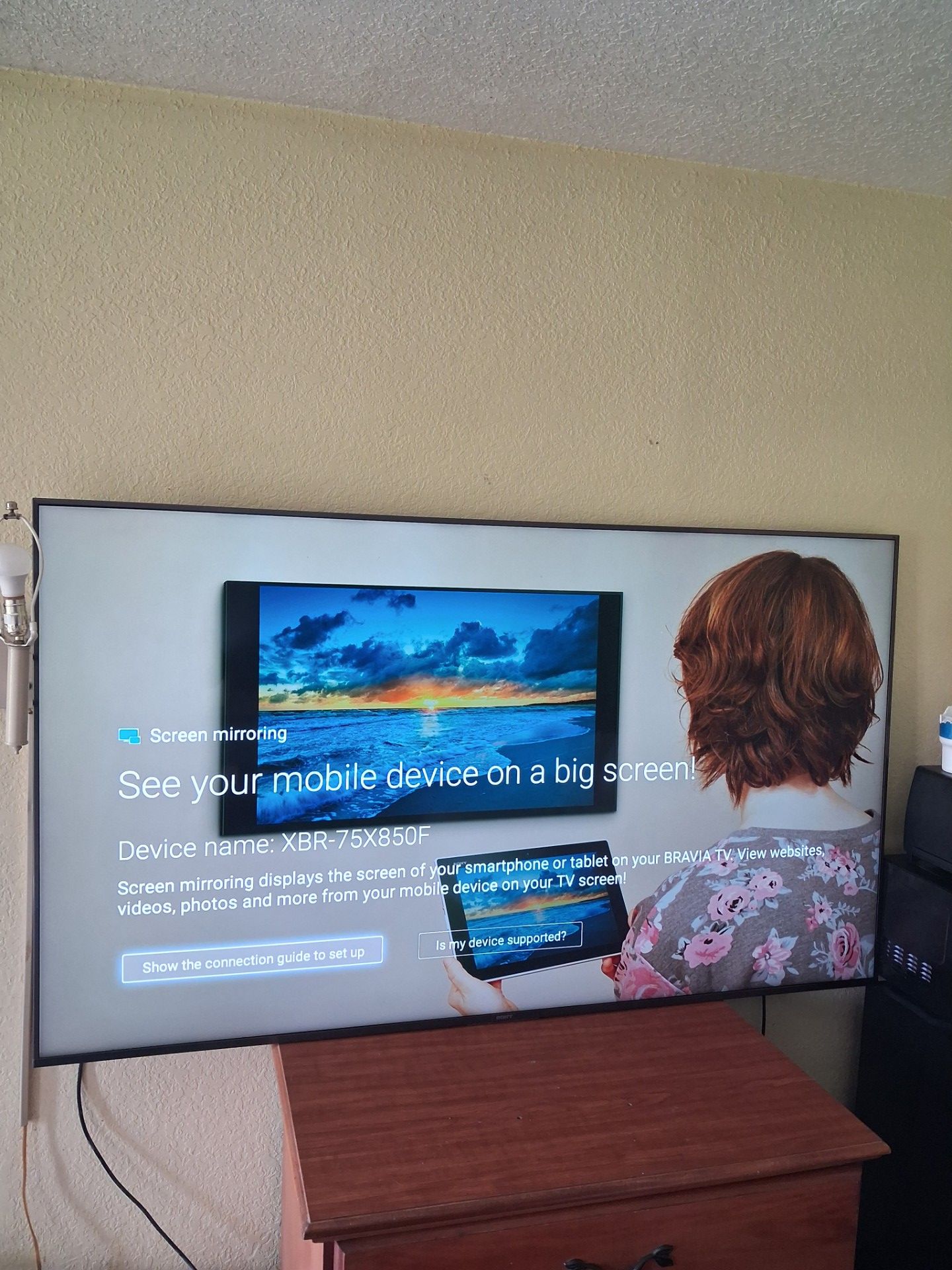 75 inch sony 4k LED XBR-75X850F