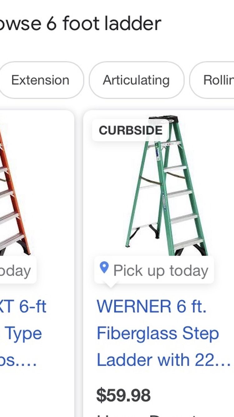 6 foot ladder (red)