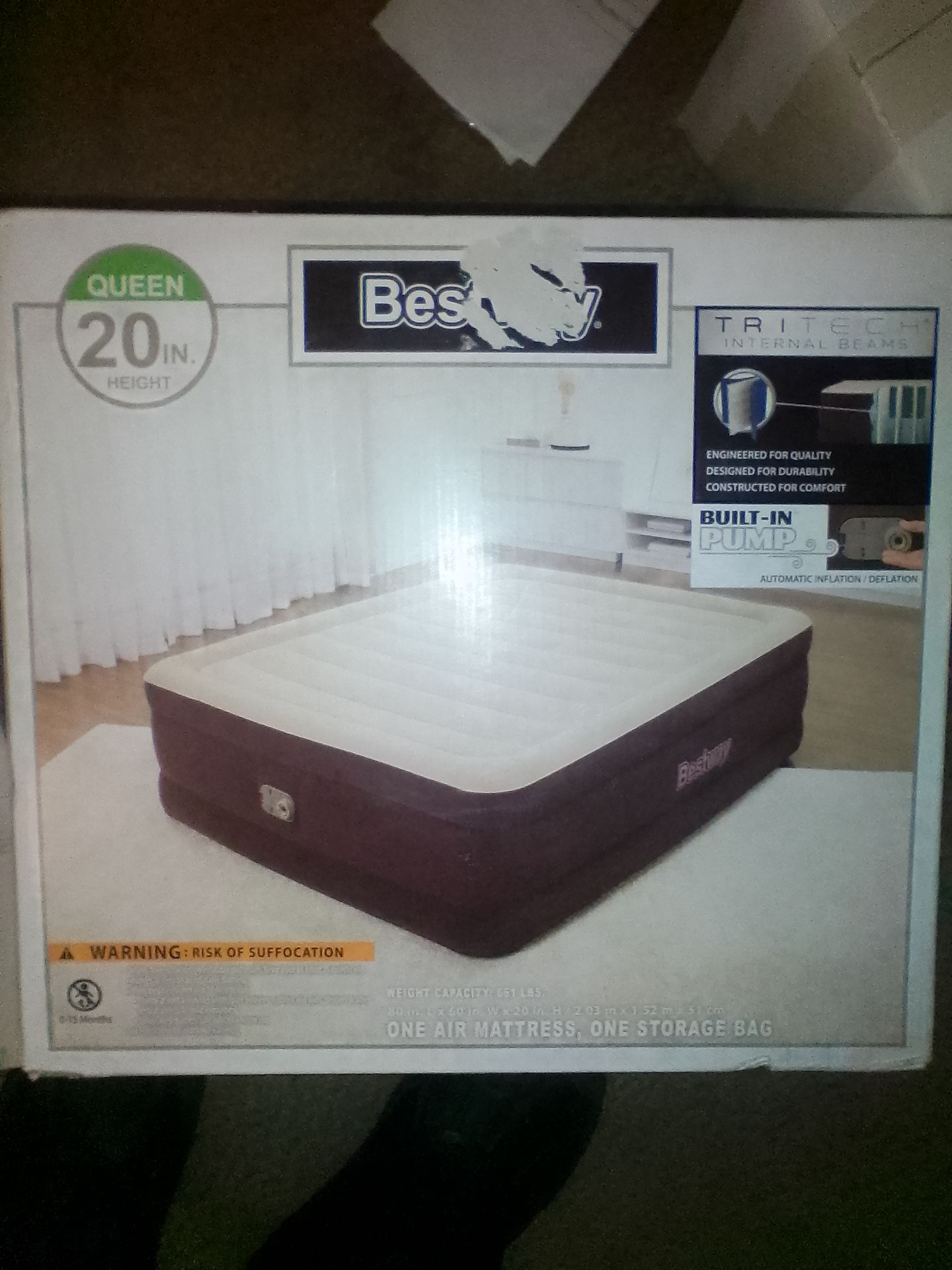 Best way Queen air mattress w/airpump