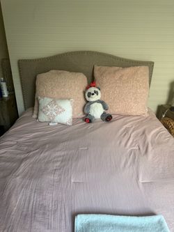 One bed and bed frame