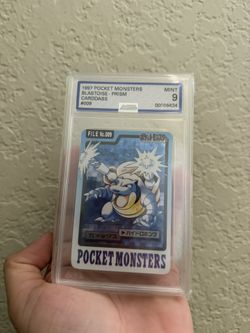 Blastoise Prism Pocket Monsters Carddass 009